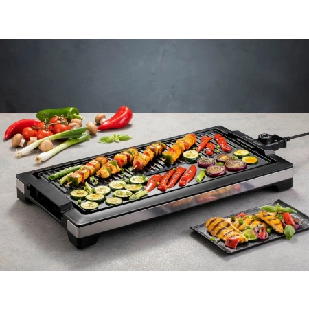 Grill elektryczny stołowy 59,5cm 2200W Delimano Deluxe Noir